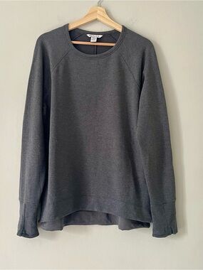 Athleta Charcoal Coaster Luxe Sweatshirt